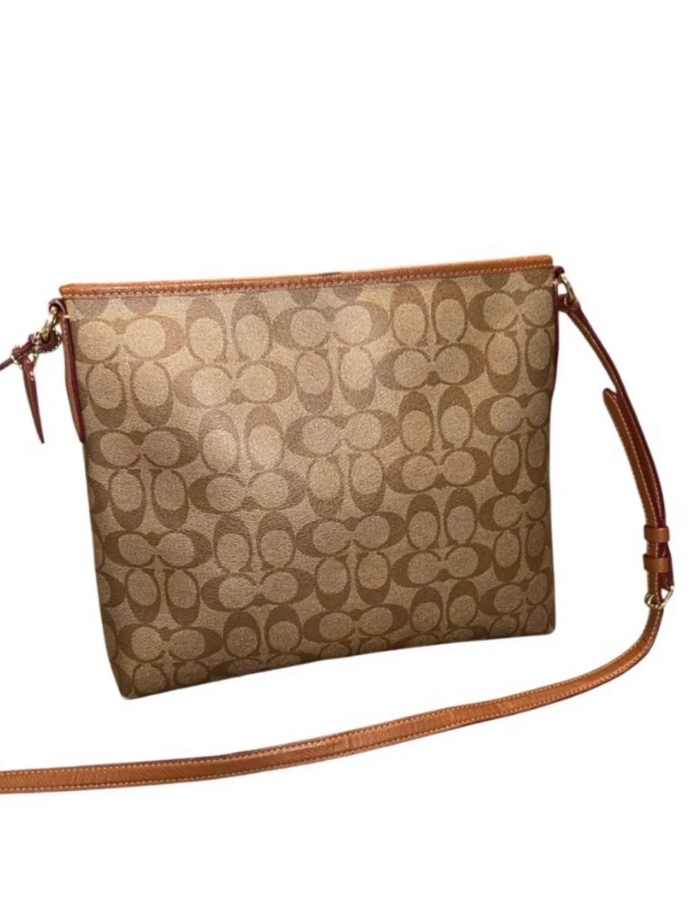 Coach File Bag - Signature canvas crossbody bag